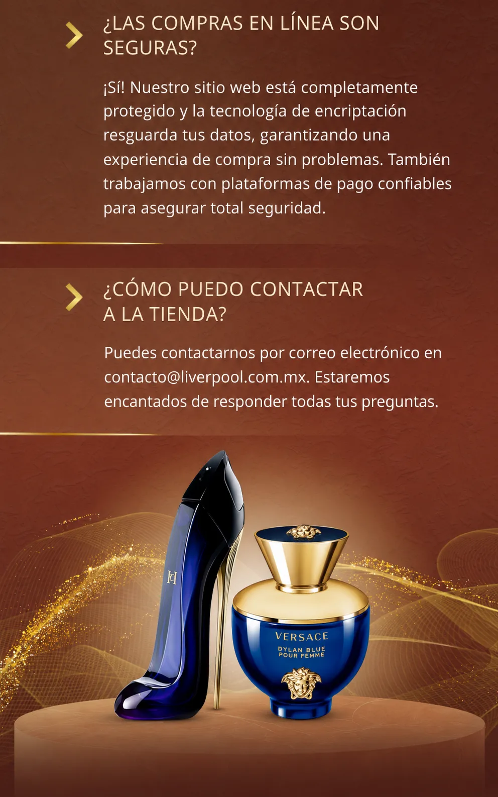 Preguntas frecuentes — compra segura y contacto